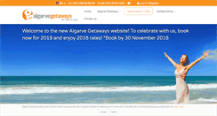 Desktop Screenshot of algarvegetaways.net