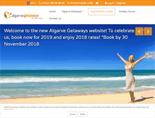 Tablet Screenshot of algarvegetaways.net